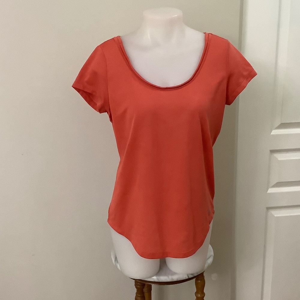 Mountain Hardware Orange activewear top w Strappy back MEDIUM